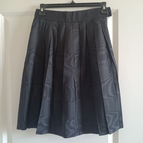HOST PICK Ellen Tracy VTG late 50s early 60s rare taffeta skirt black size P9/10 - Picture 1 of 8